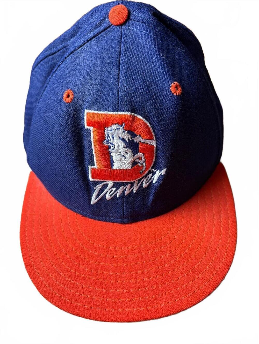 VINTAGE 90s NEW ERA 5950 DENVER BRONCOS PRO FITTED HAT